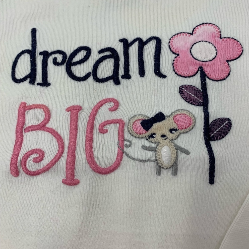 Kids White Dream Big Shirt - Picture 2 of 3